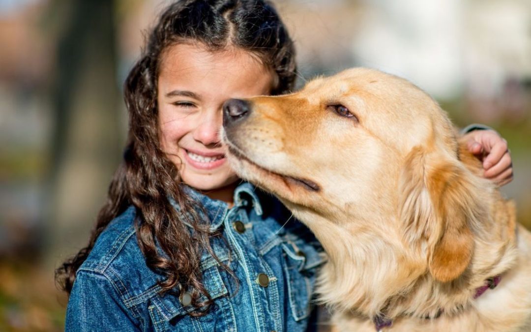 animale domestico e bambino